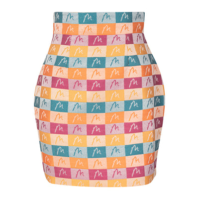 Malondie Summer Block Minnie Skirt