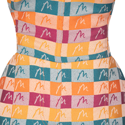 Summer Blocks Short Jumpsuit