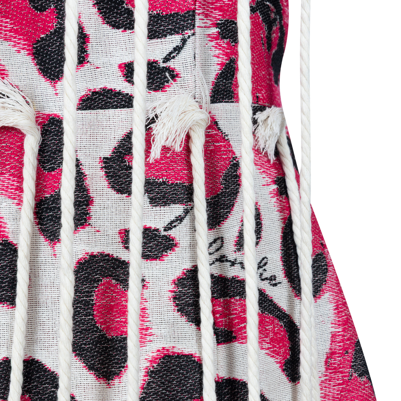 Pink Safari Woven Pencil Dress