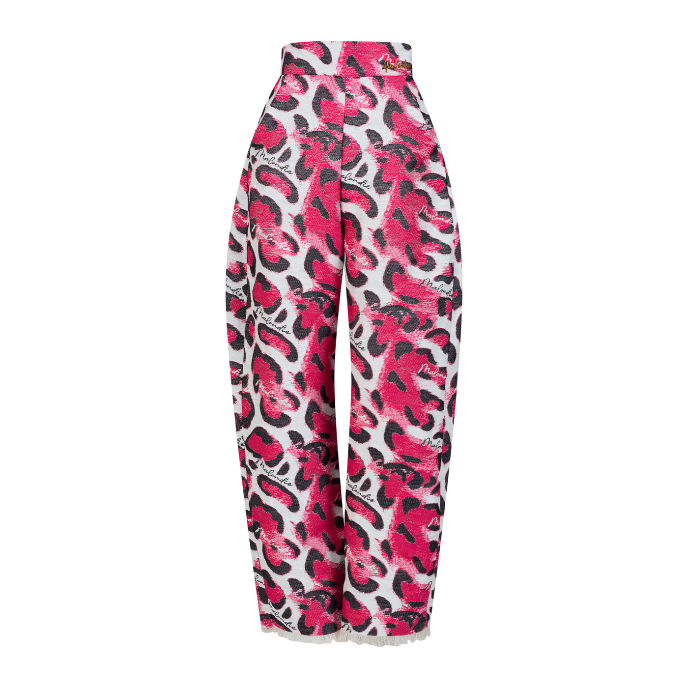 Malondie Pink Safari Sculptural Pants