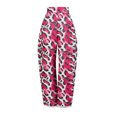 Malondie Pink Safari Sculptural Pants
