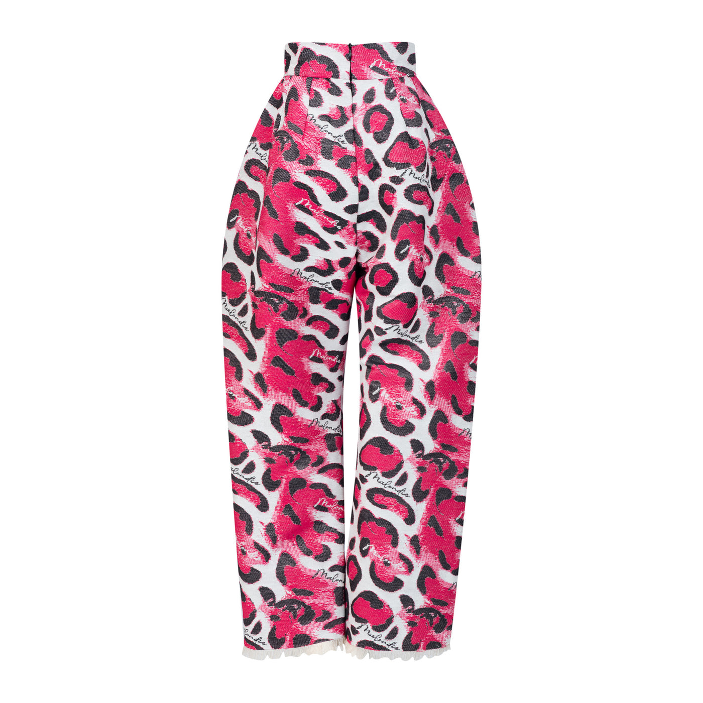 Malondie Pink Safari Sculptural Pants