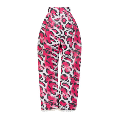 Malondie Pink Safari Sculptural Pants