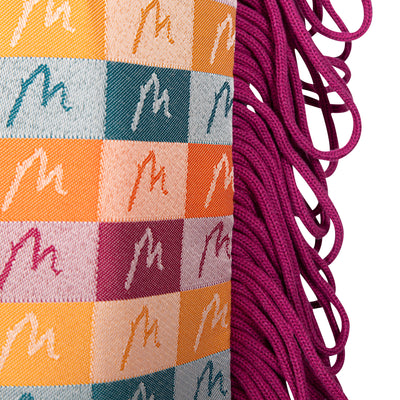 Malondie Summer Blocks Side Fringe Pants