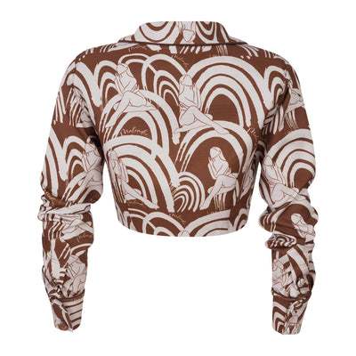 Malondie Choco-Crop Summer Jacket