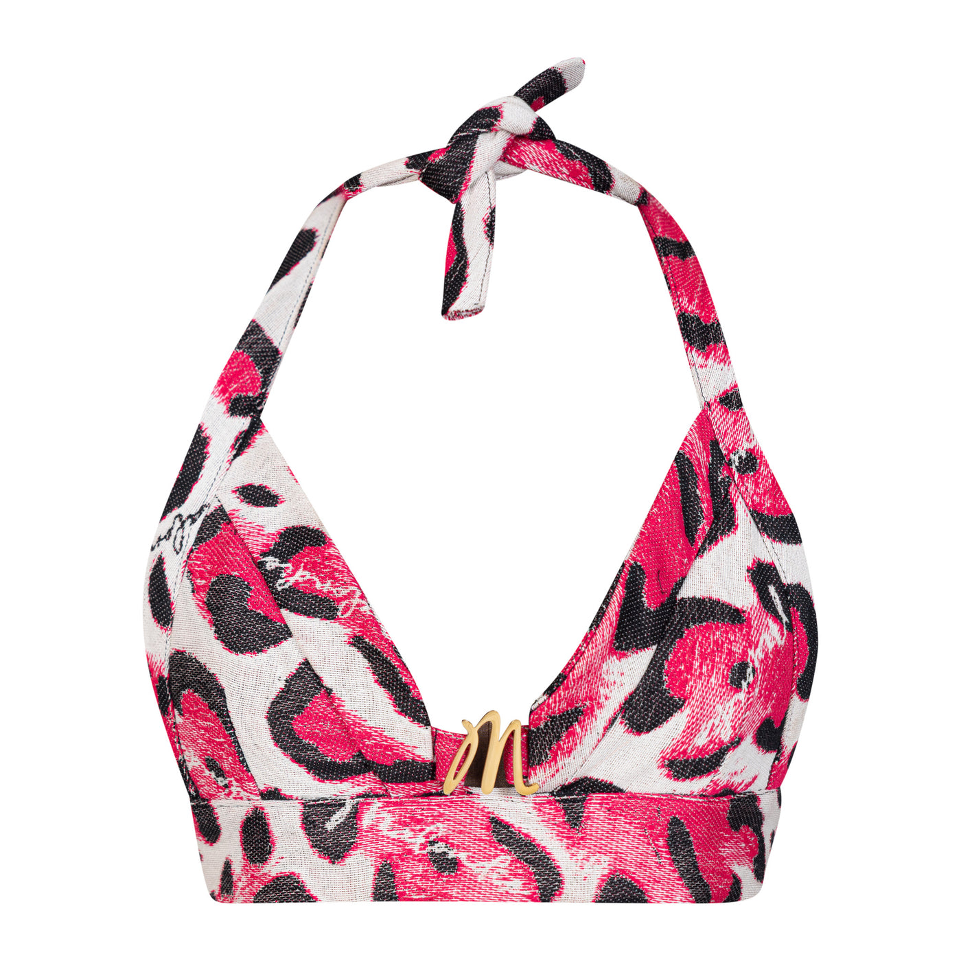 Malondie Pink Safari Bralette Top