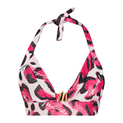 Malondie Pink Safari Bralette Top