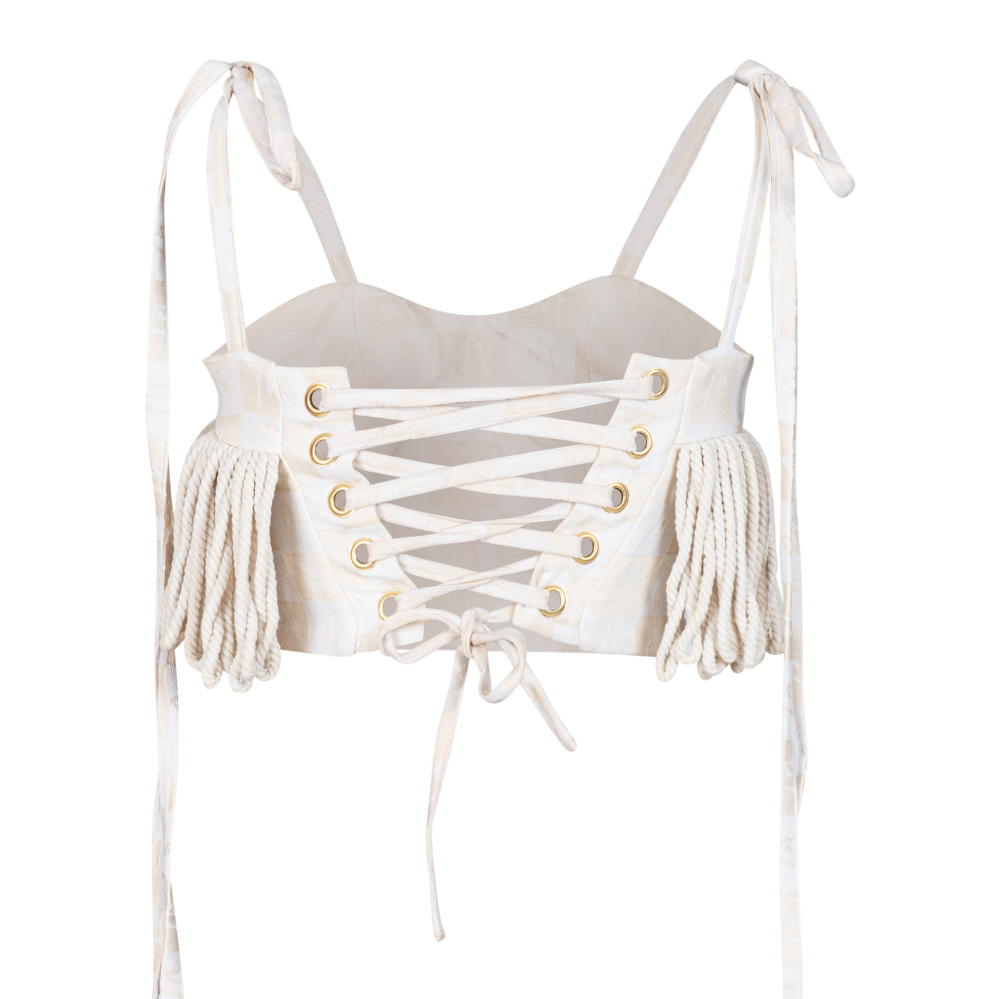 Malondie Cords Crop Top