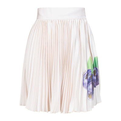 Malondie Blueberry Pleated Skirt