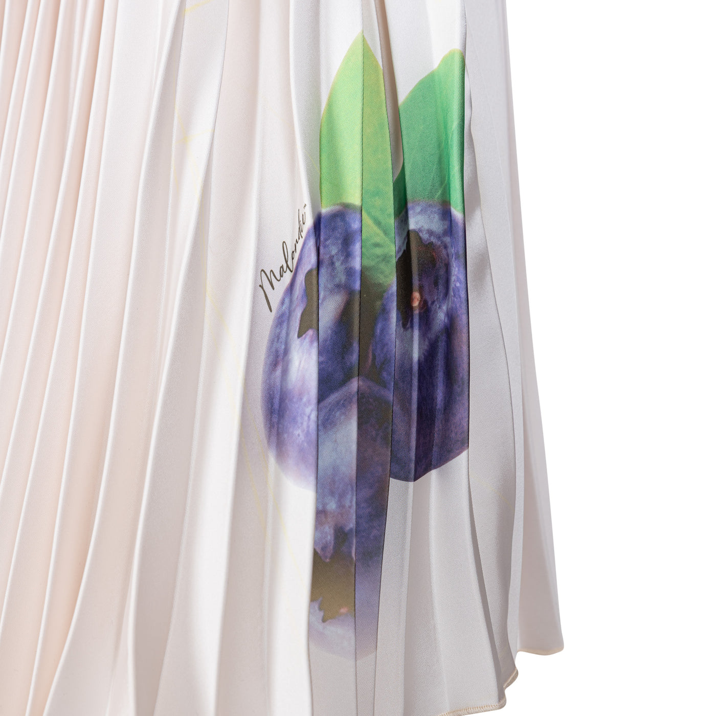 Malondie Blueberry Pleated Skirt
