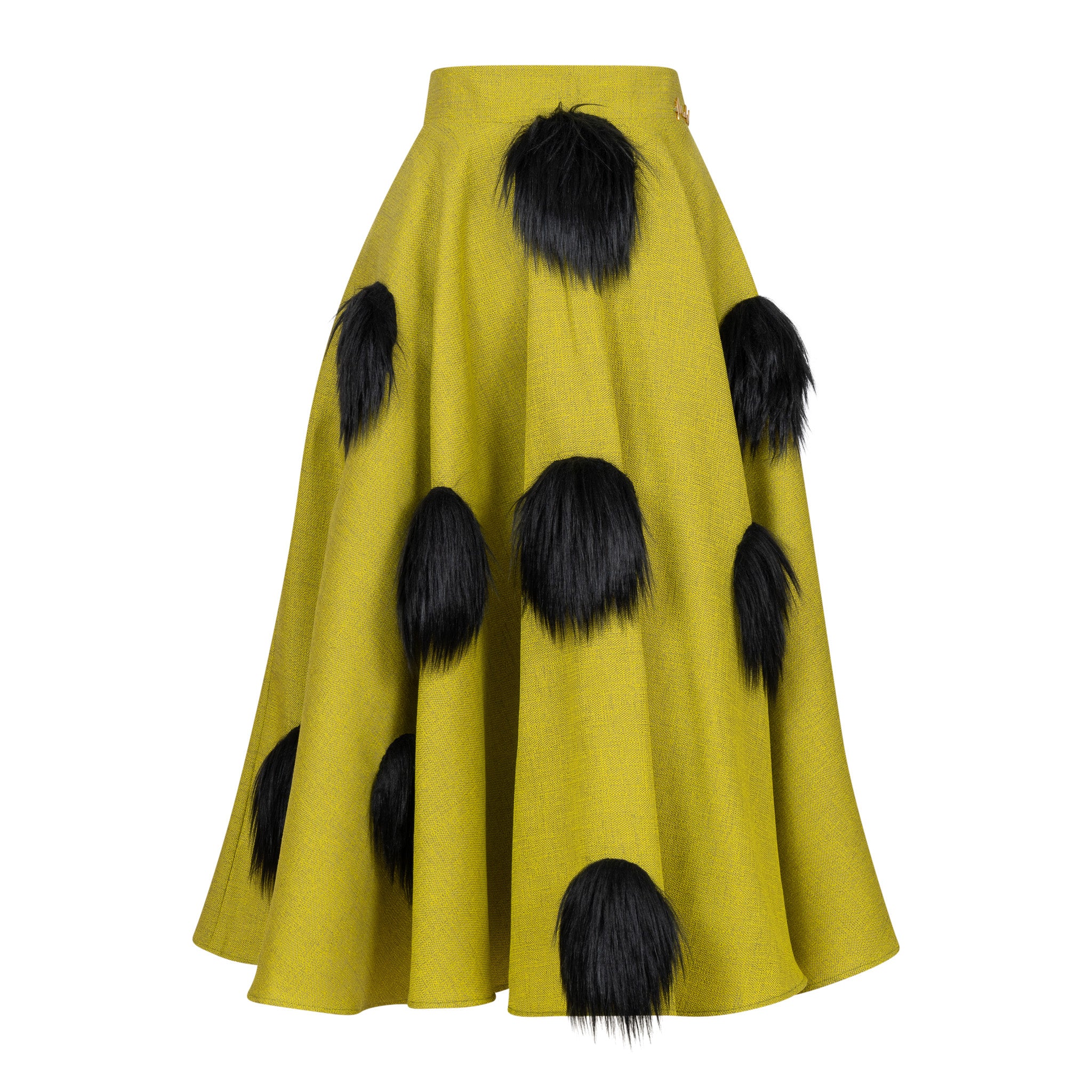 Malondie Luna Fur Dot Skirt – Malondié