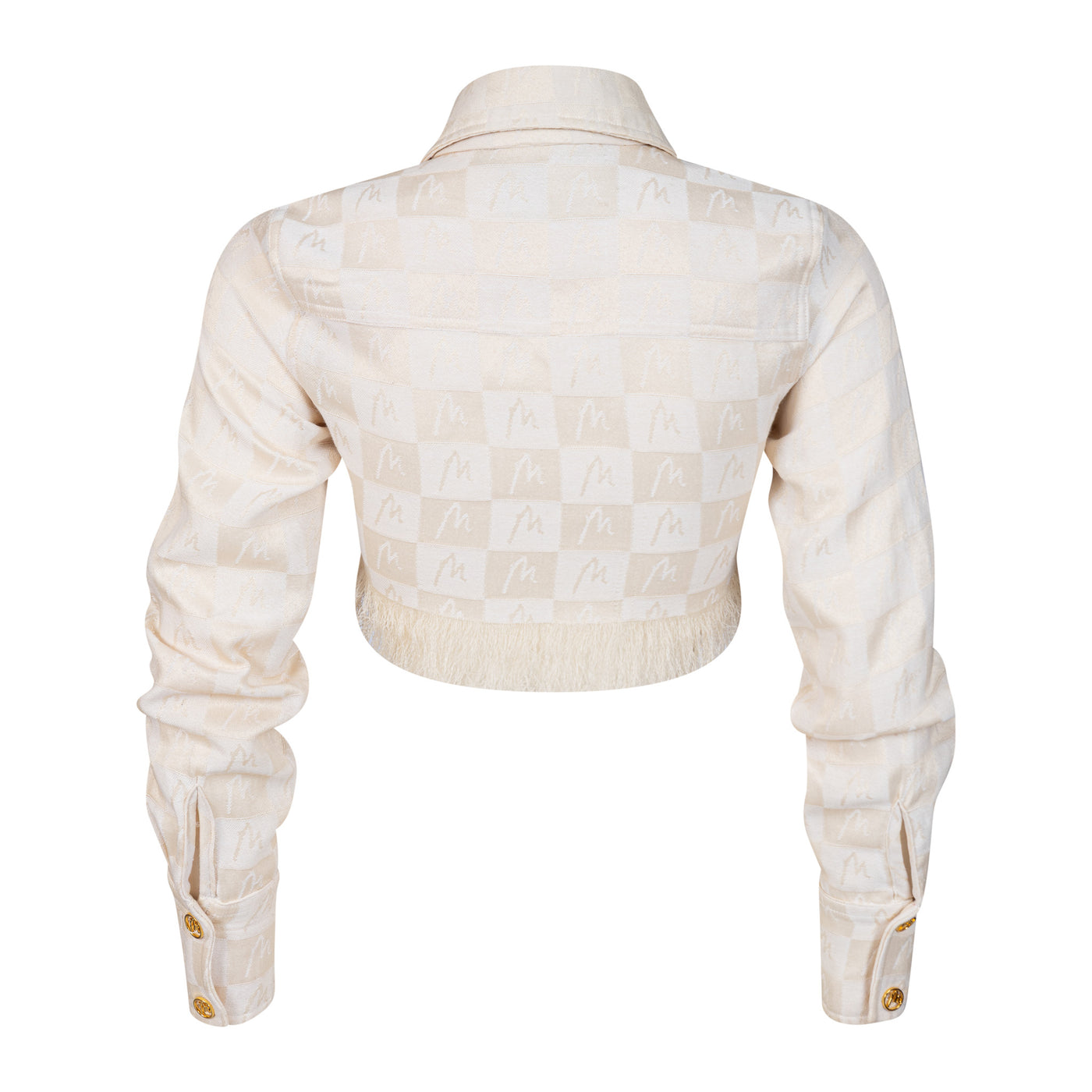 Malondie MWoven Crop Shirt