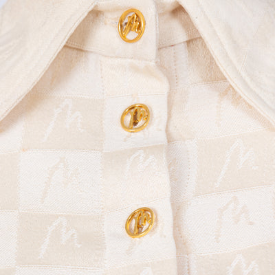 Malondie MWoven Crop Shirt