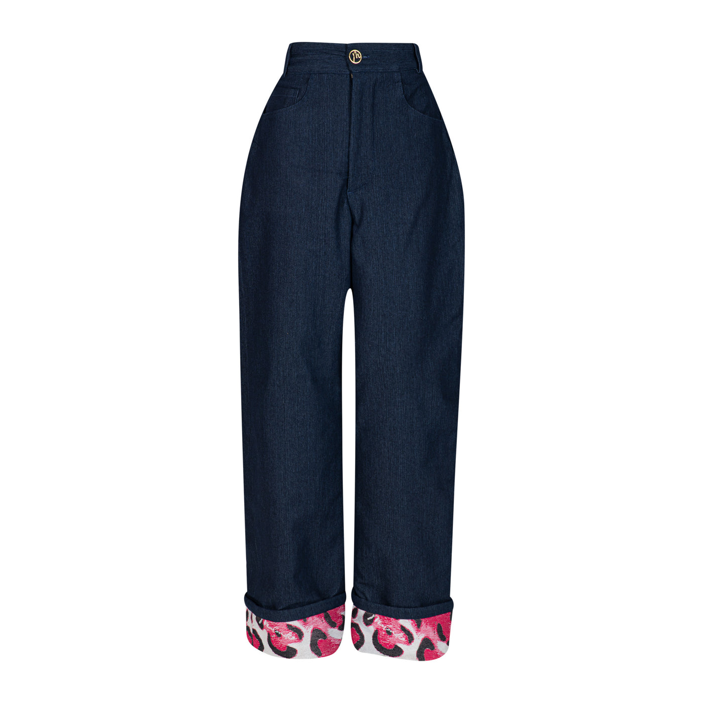 Malondie Pink Safari Denim Pants