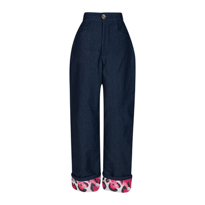Malondie Pink Safari Denim Pants