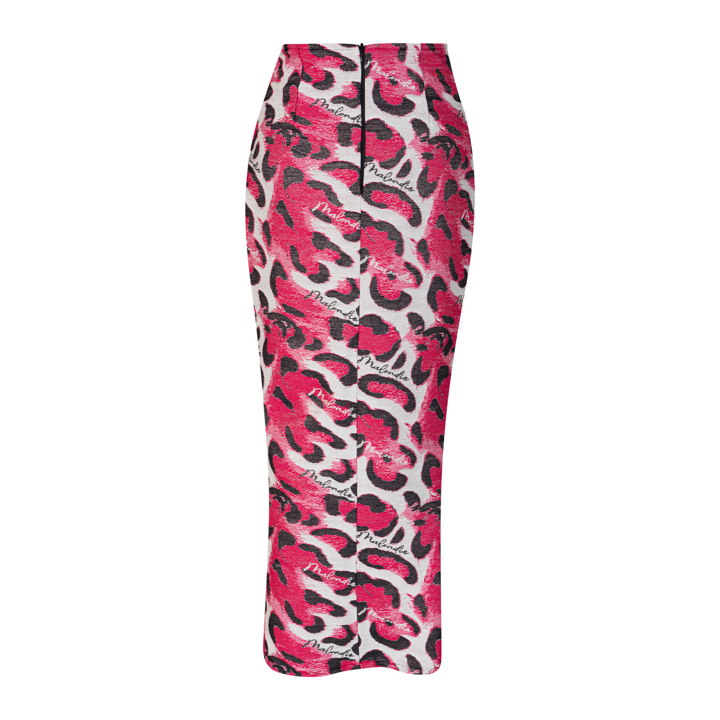 Malondie Pink Safari Pencil Skirt