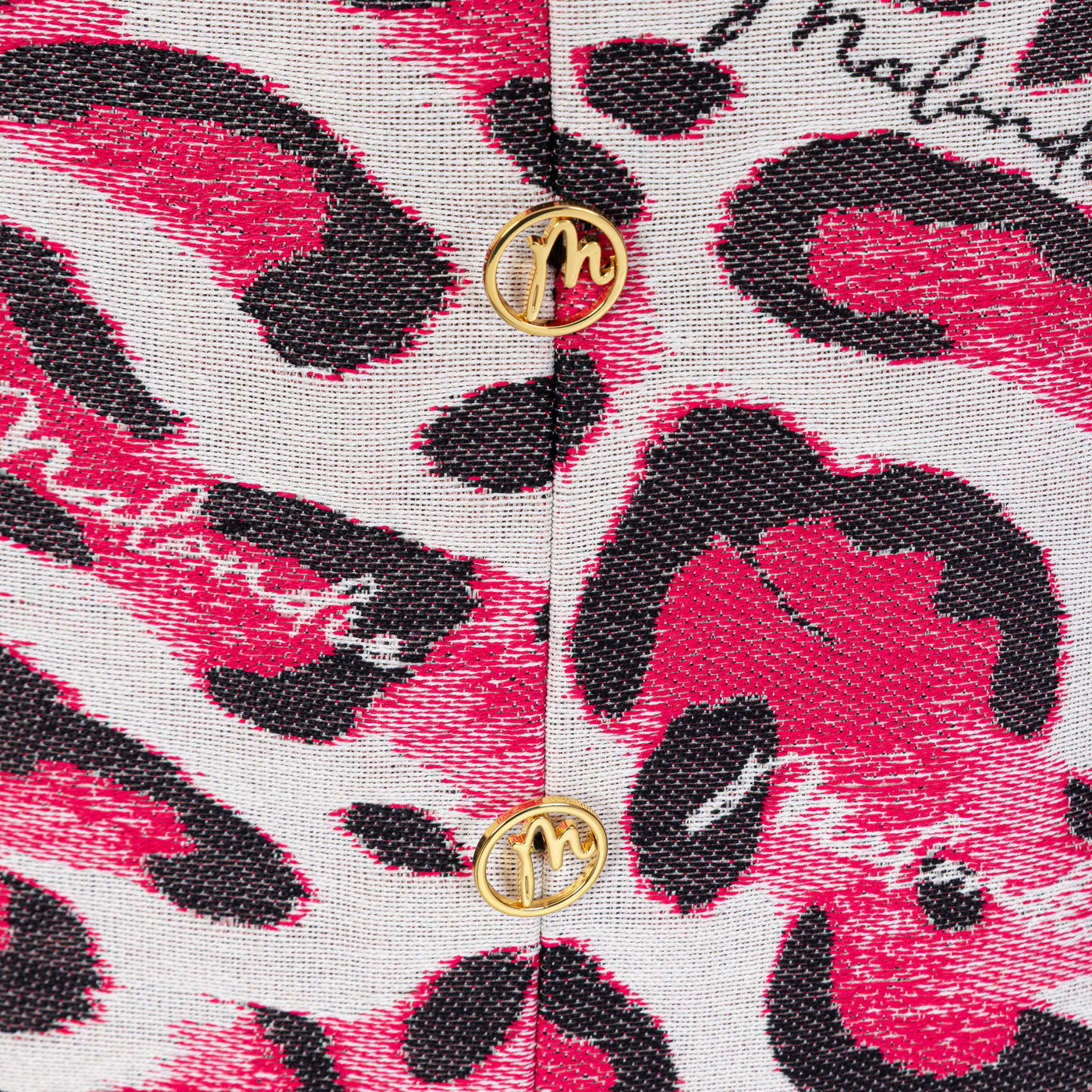 Malondie Pink Safari Pencil Skirt