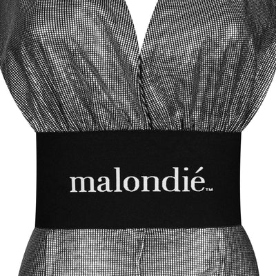Malondie Silver New Years Party Dress