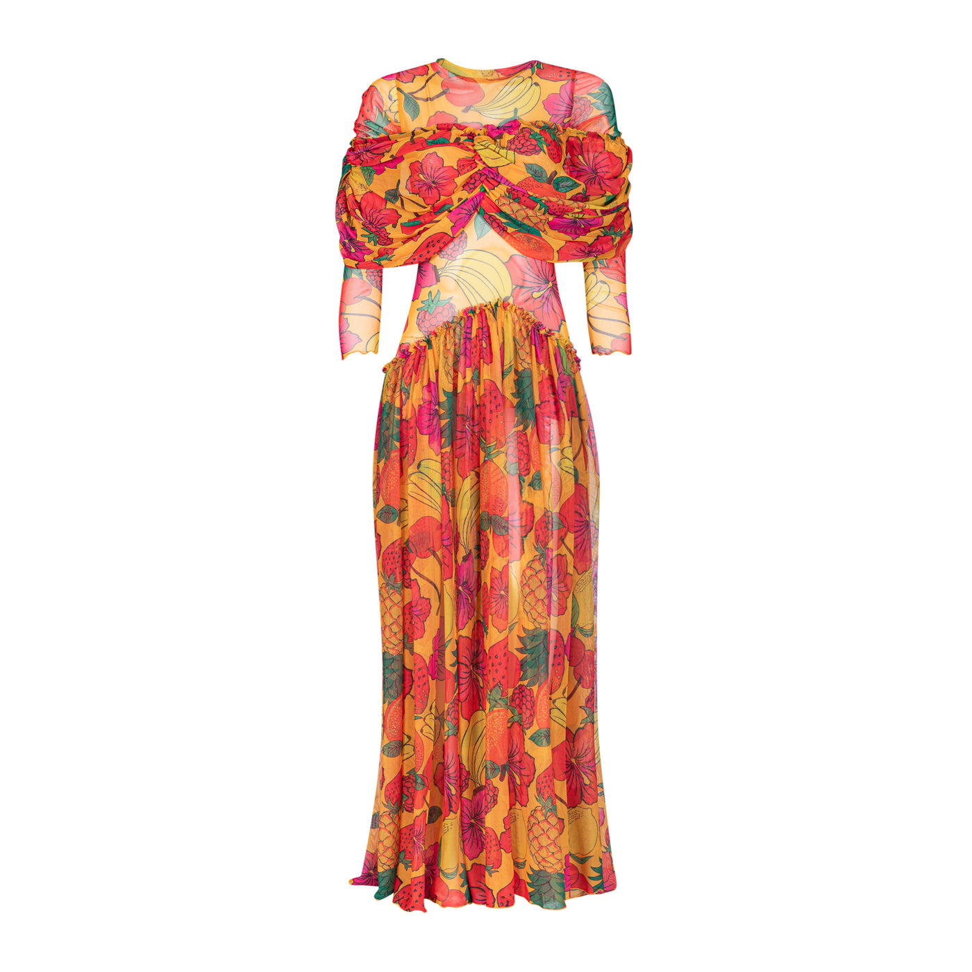 Malondie Fruit Mesh Dress