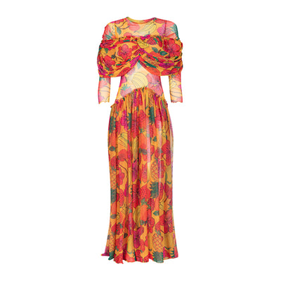 Malondie Fruit Mesh Dress