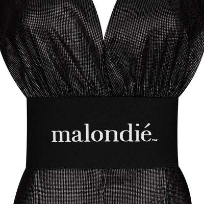 Malondie Black New Years Party Dress