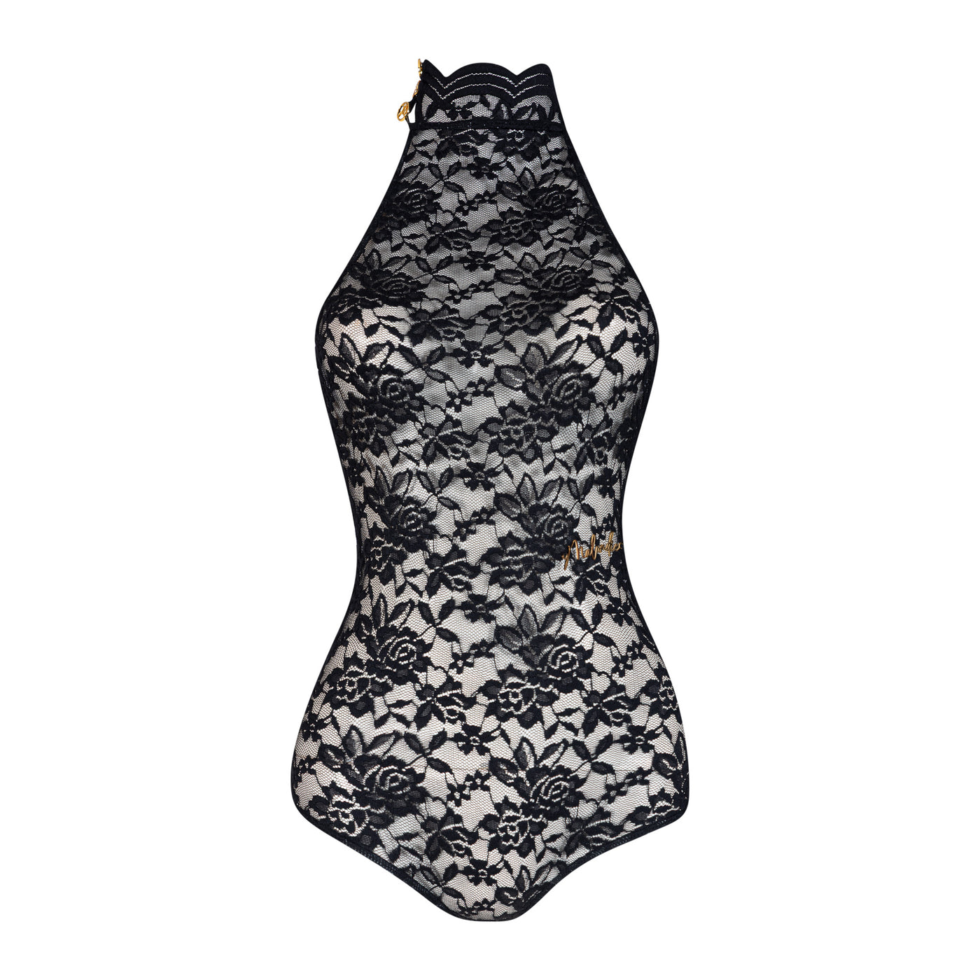 Malondie Black Sheer Bodysuit