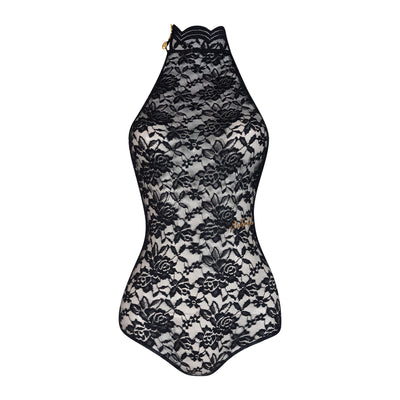 Malondie Black Sheer Bodysuit