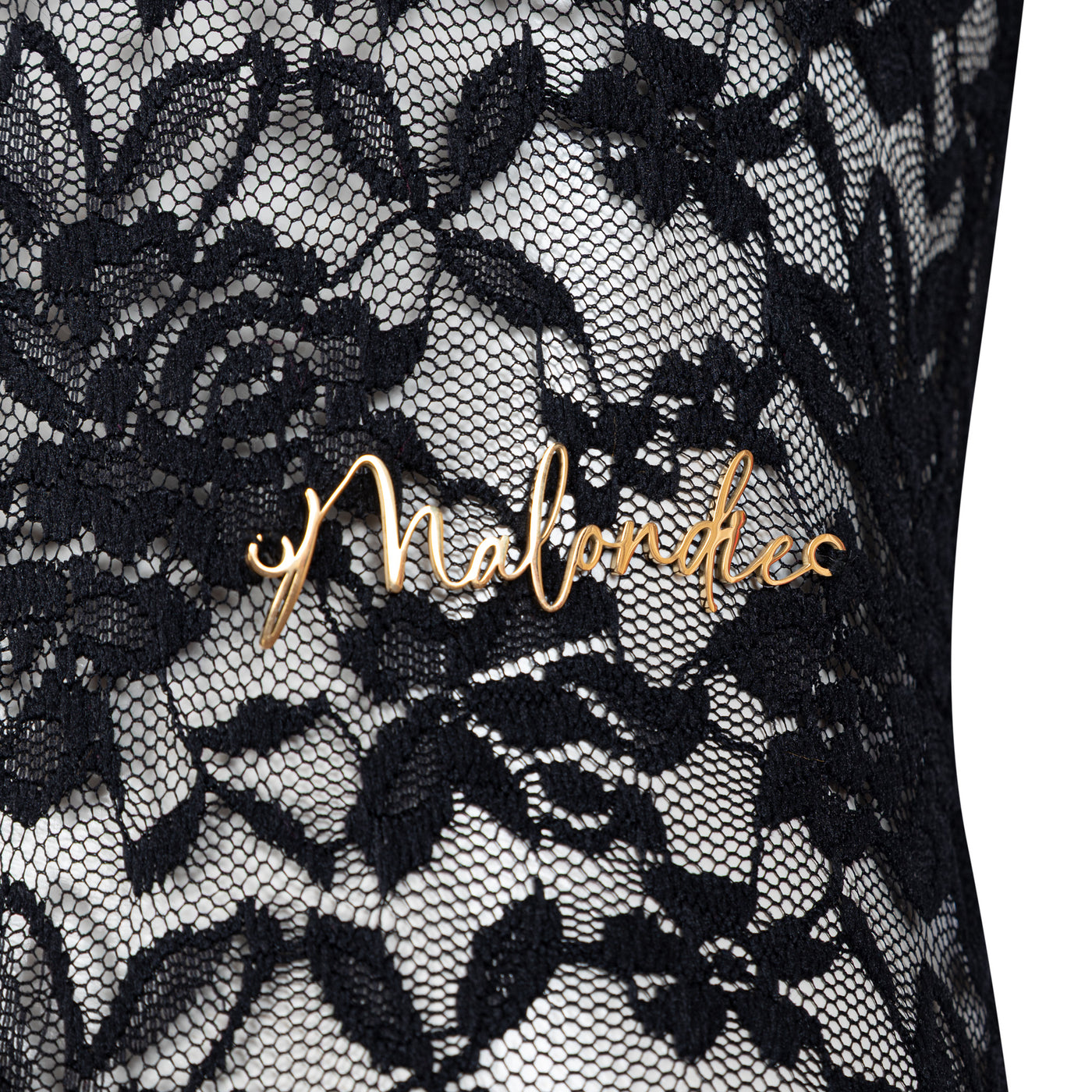 Malondie Black Sheer Bodysuit