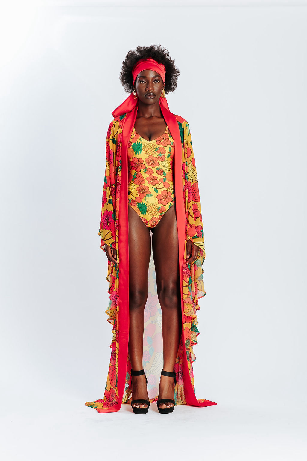 Malondie Red Fruit Kimono