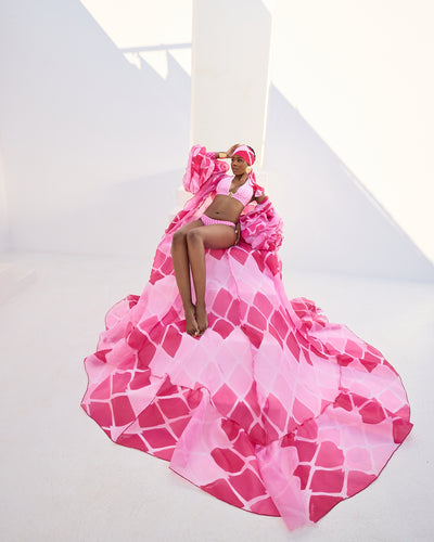 Malondie Fading Pink Kimono