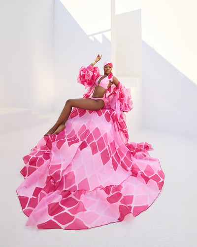 Malondie Fading Pink Kimono