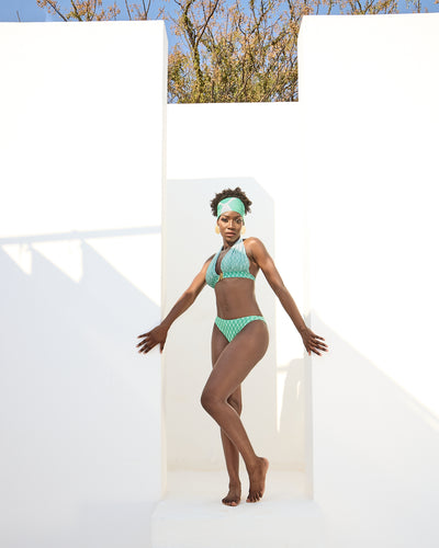 Malondie Fading Green Bikini Set