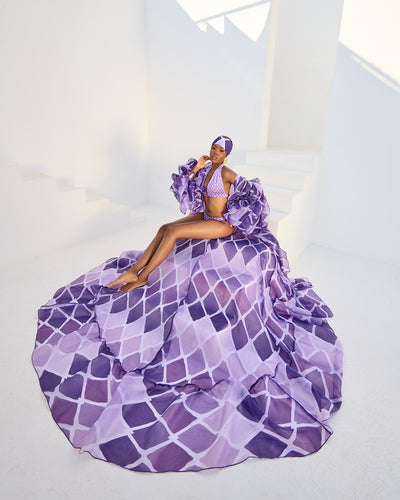 Malondie Fading Purple Kimono