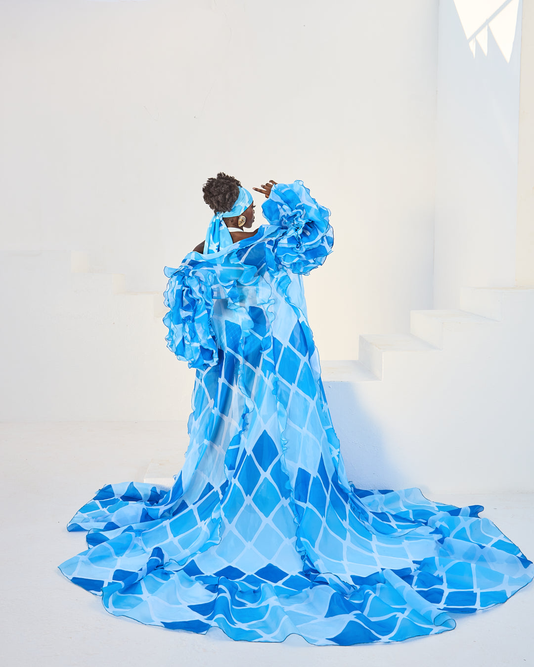 Malondie Fading Blue Kimono