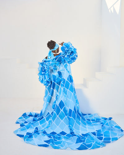 Malondie Fading Blue Kimono