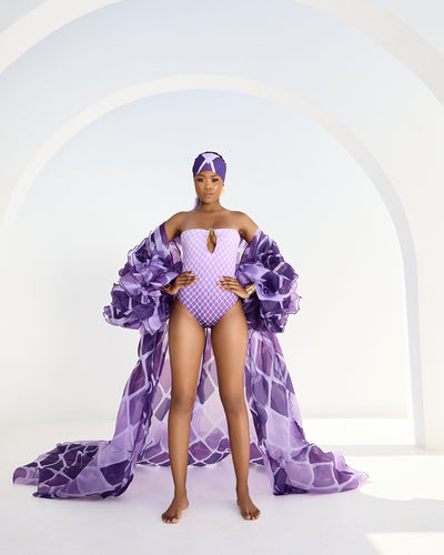Malondie Fading Purple Kimono
