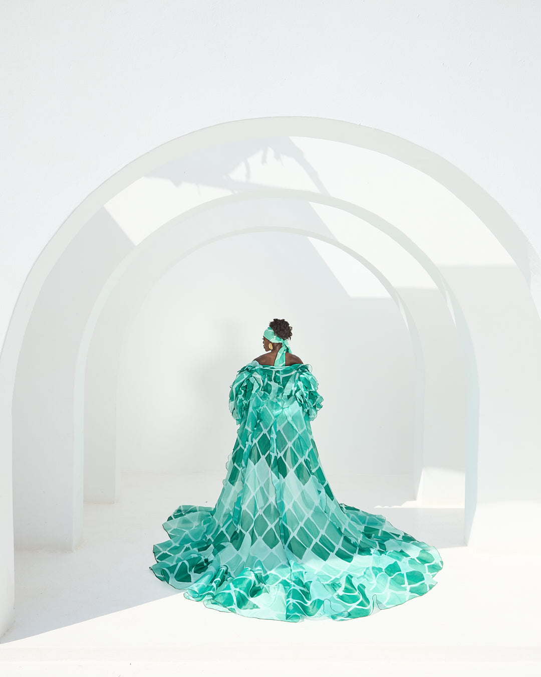 Malondie Fading Green Kimono