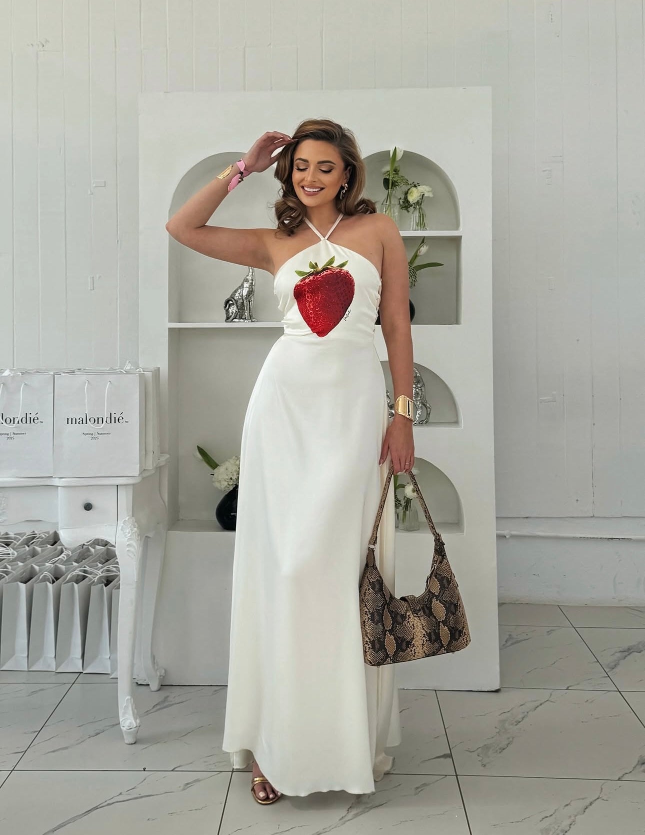 Strawberry Maxi Dress