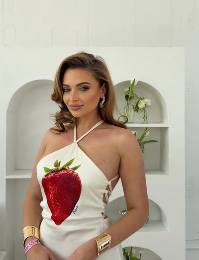 Strawberry Maxi Dress