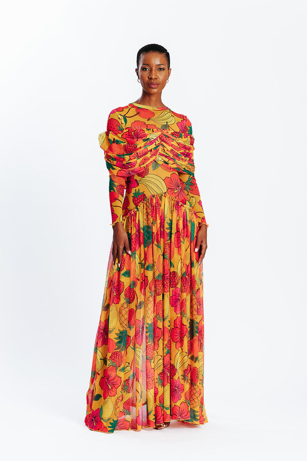 Malondie Fruit Mesh Dress