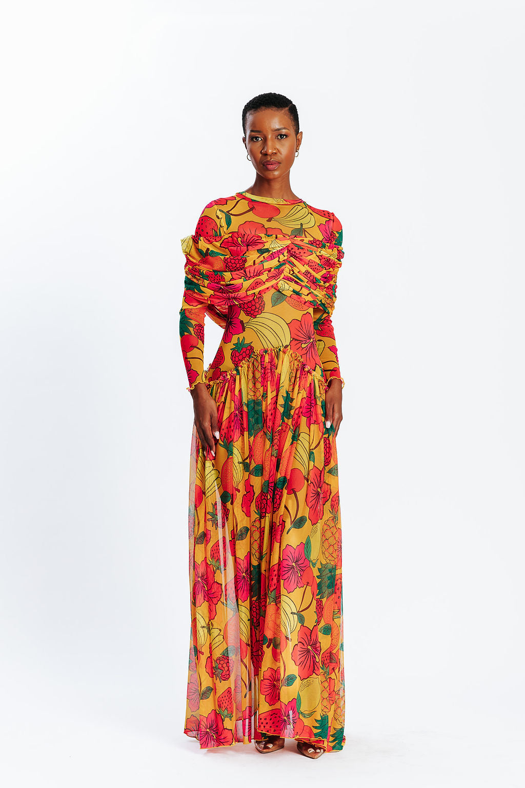 Malondie Fruit Mesh Dress