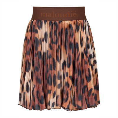 Malondie Minnie Leopard Print Skirt