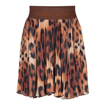 Malondie Minnie Leopard Print Skirt
