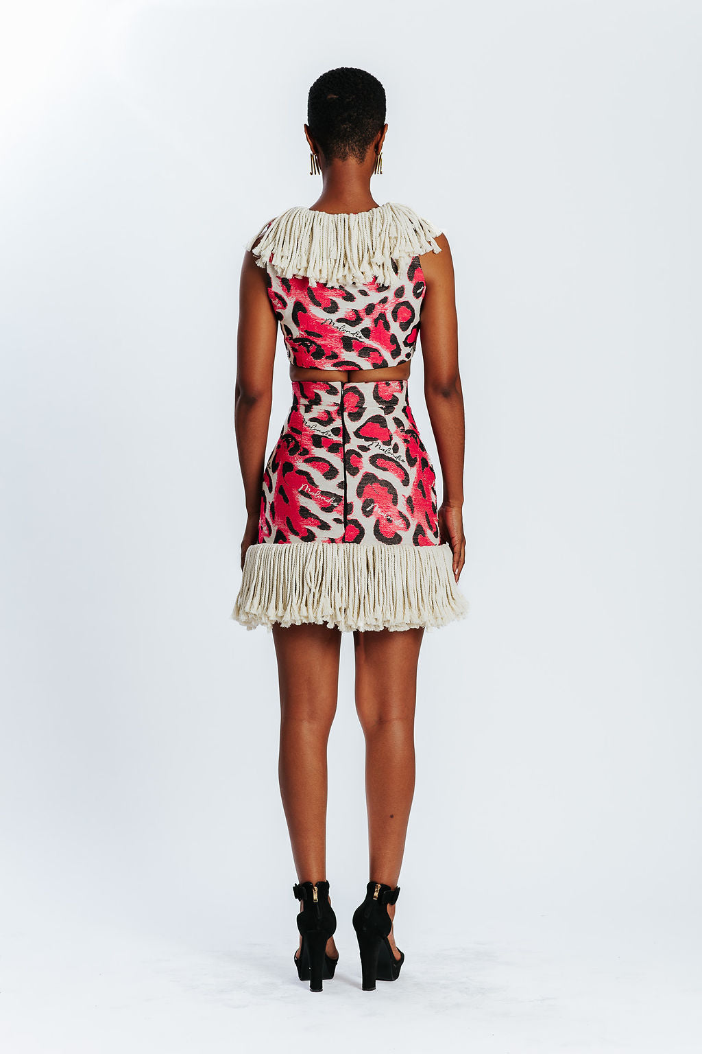 Malondie Pink Safari Isigege Minnie Skirt