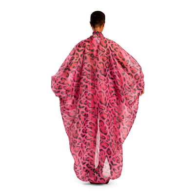 Pink Safari Hoop Kimono
