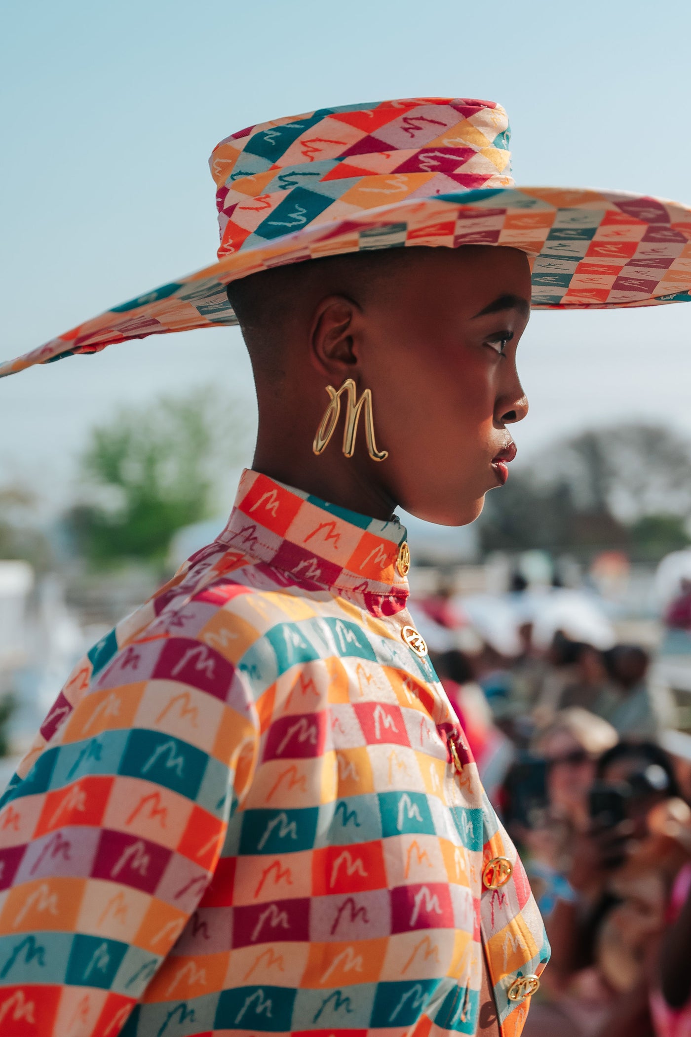Malondie MLogo Earrings