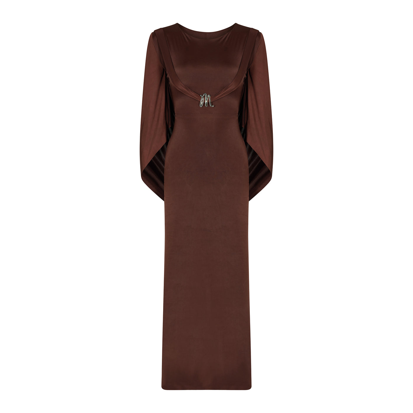 Malondie Choco-Cape Dress