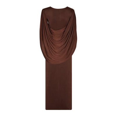 Malondie Choco-Cape Dress
