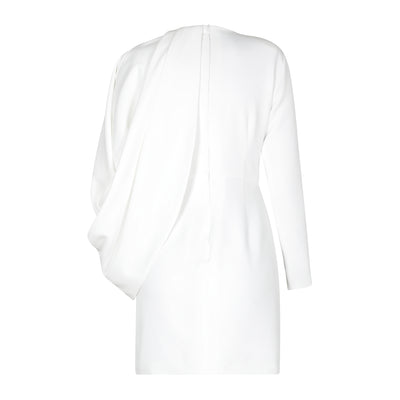 Malondie Side-Cape Minnie Dress
