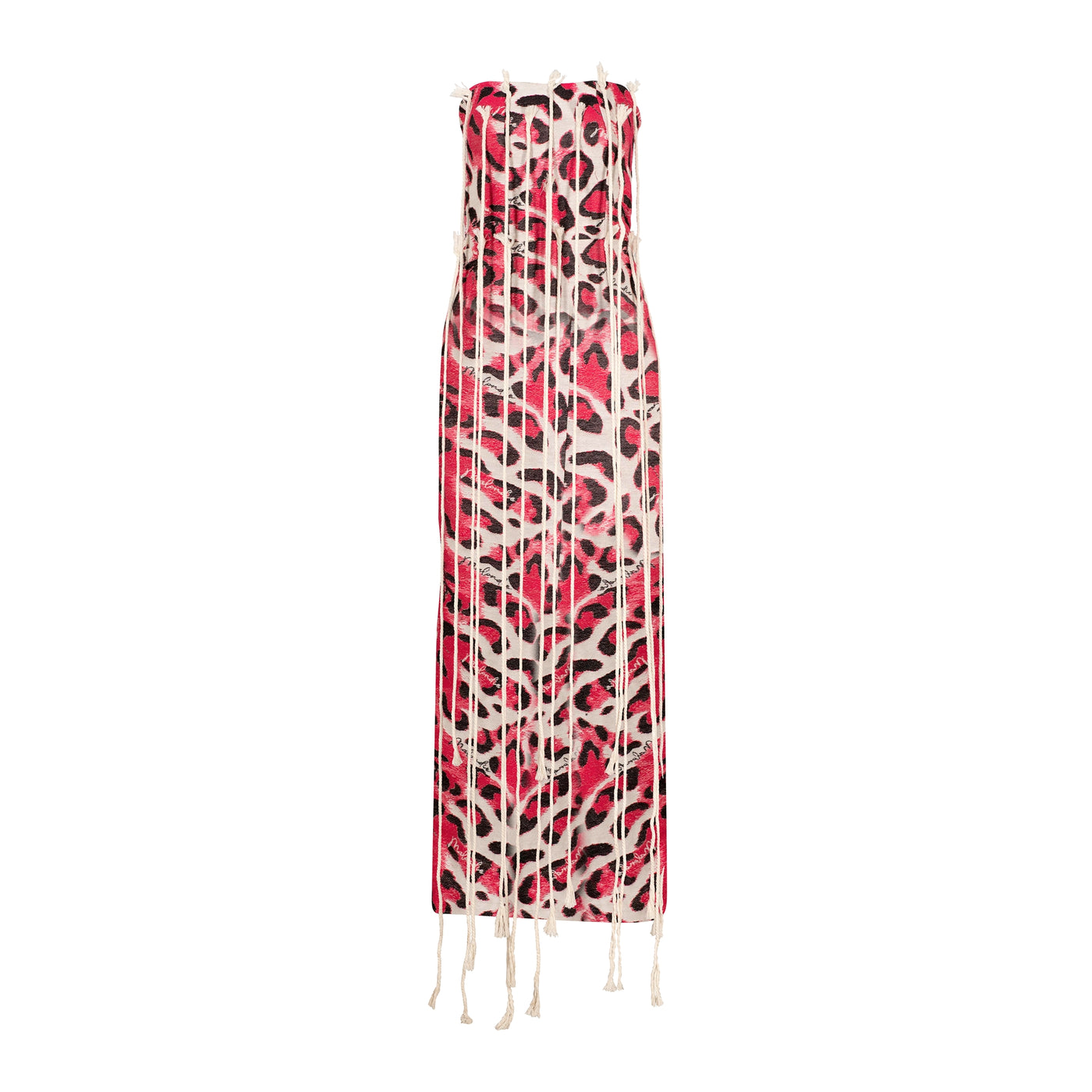 Pink Safari Woven Pencil Dress